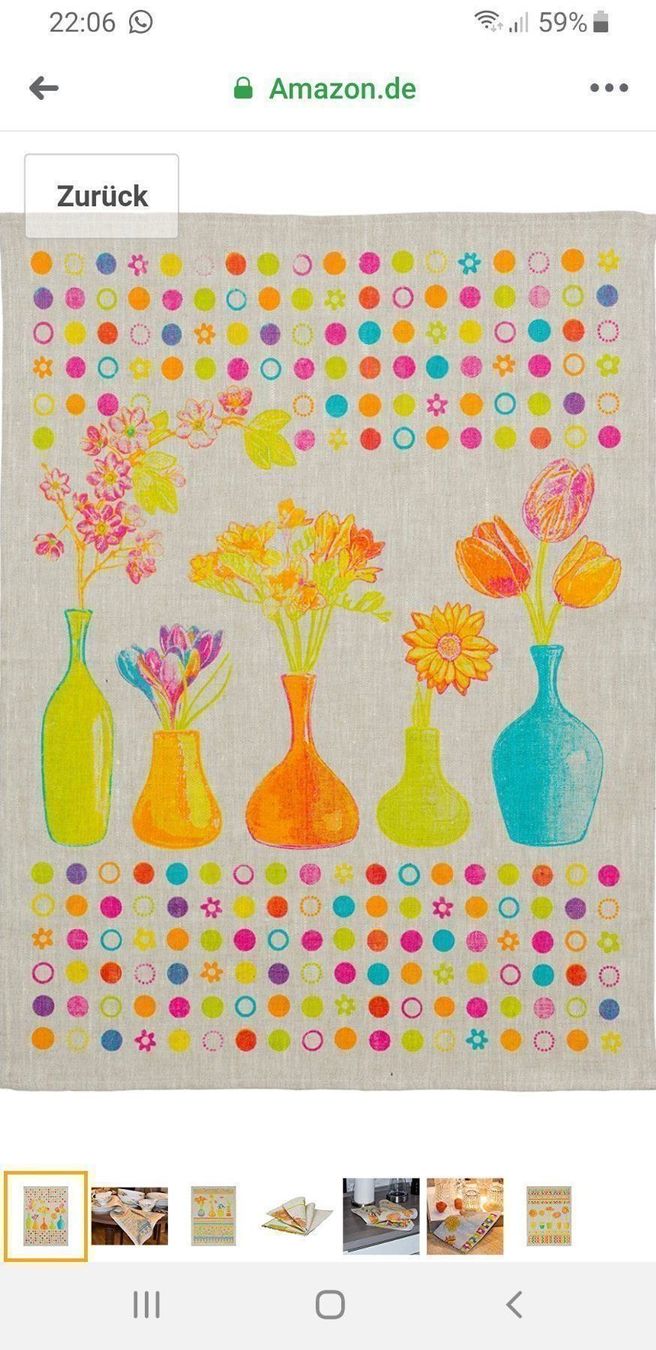 Linges de cuisine: Küchentücher Frühlingsblumen, 100%Leinen – Neuf avec emballage d'origine à Kloten par Hektor44 2