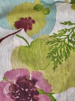 Vintage Suvara Stoff, Blumenmuster, Design von L.P, 2008