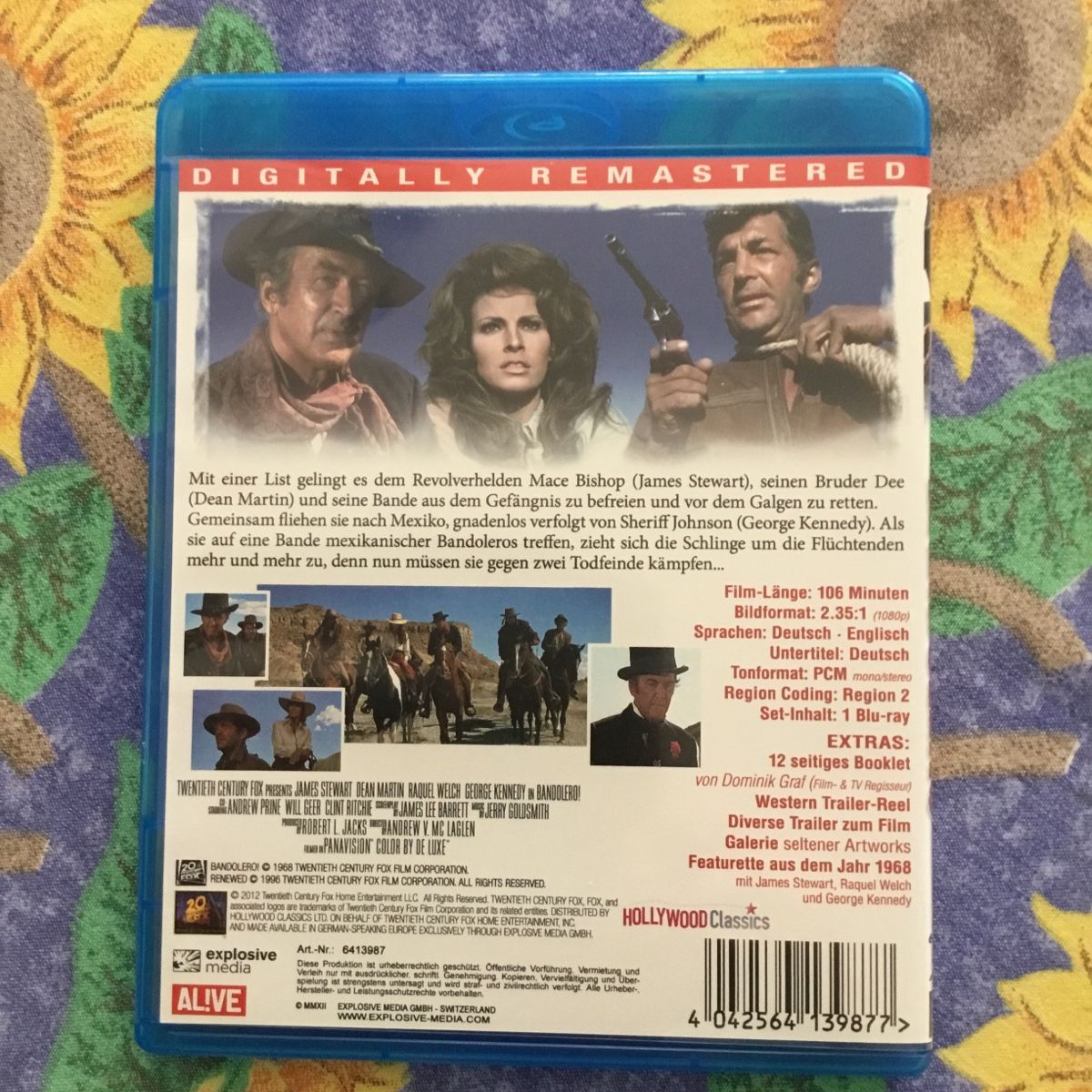 Tutti i DVDs: Bandolero Blu Ray – Nuovo (secondo la descrizione) da Blauen venduto da berlingo65 1
