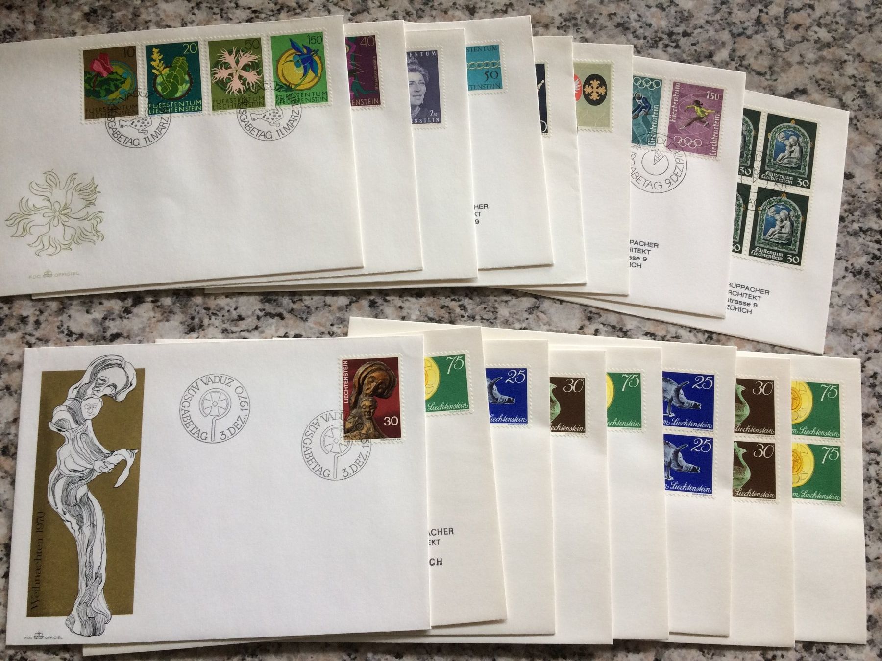 Tutti i francobolli: Ersttagscouverts – Usato da Kilchberg ZH venduto da APZ4BWM2