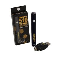 1 Honey Stick 510 VV Twist Pen Vaporizer, schwarz