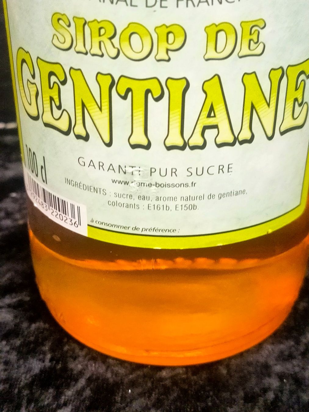 Sonstiges zum Sammeln & Seltenes: SIROP DE GENTIANE – Gebraucht aus Genève von Leboucheoreilles 2