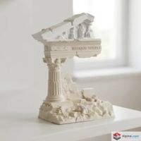 Ancient Relic Temple Ruins - Classic Architecture - 3D Print