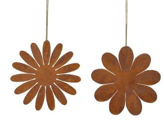 Toutes les décorations: Metallblumen Rost Set 20cm – Neuf avec emballage d'origine à Matzendorf par Gartendeko-Shop 1