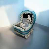 Windeltorte für Jungen, Baby Geschenk zur Geburt, Neu!
