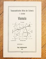 Topografischer Atlas der Schweiz Viamala 1944