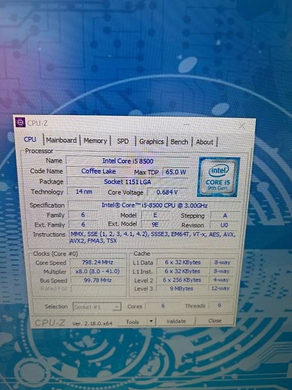 PC: IntelCore i5 8500 Prozessor , Preis VB – Usato da Aarburg venduto da ang_ds7g 1