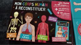 Anatomie humaine: mon corps humain à reconstituer