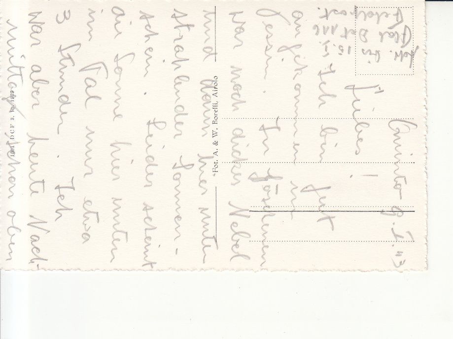 Ansichtskarten: Quinto / Ambri-Piotta 1943 – Gebraucht aus Bürglen TG von StampGraf 1