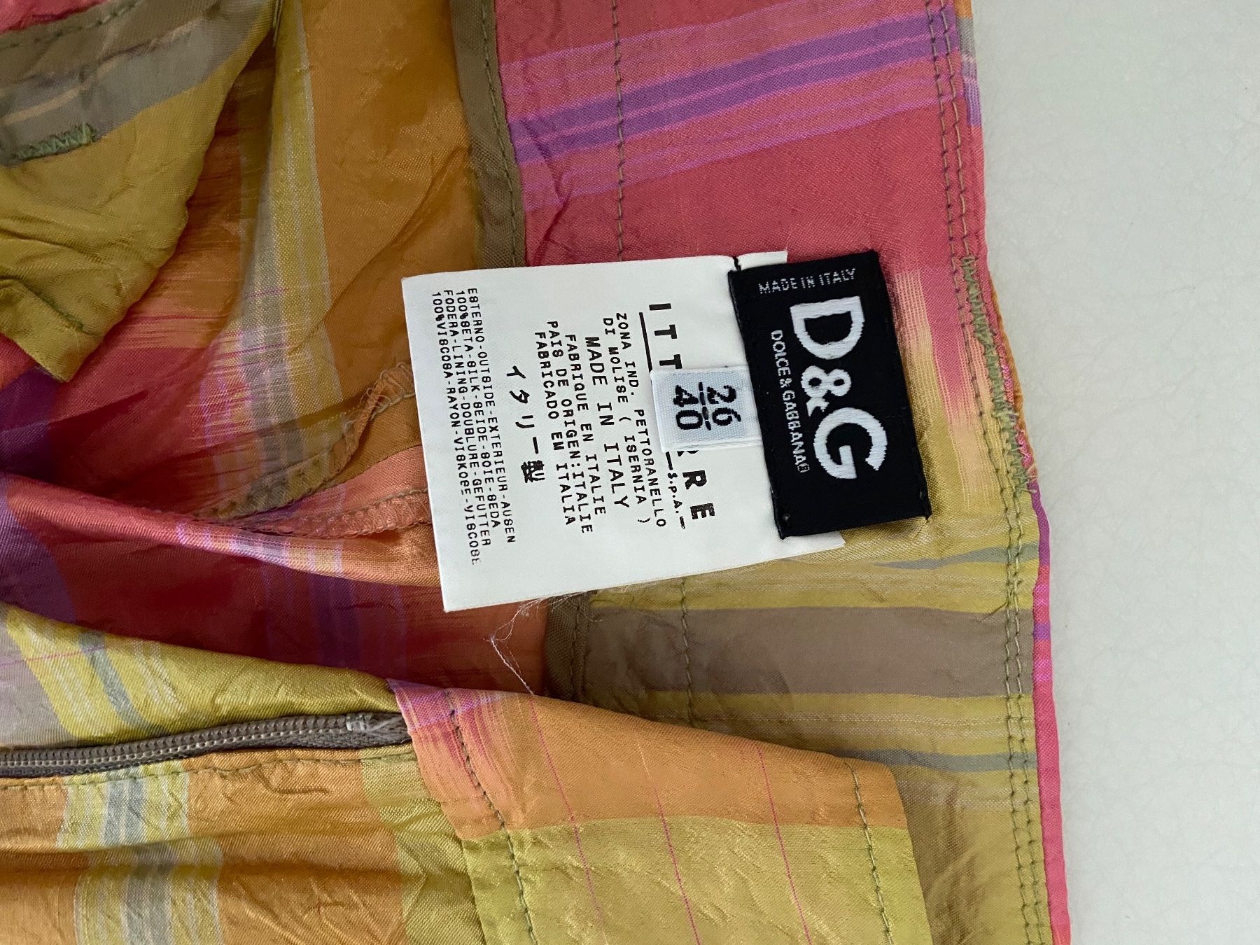 Dolce & Gabbana Pantaloni: D&G Sommerhose aus 100% Seide – Usato da Unterengstringen venduto da bar_rh5f 2