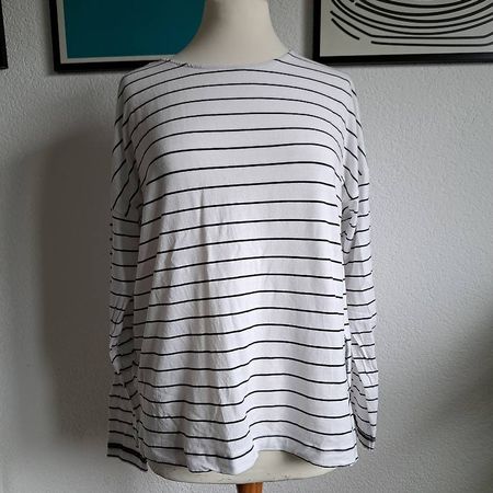 Street One Shirt, Grösse 40, gestreift, Langarm Top!