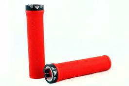 MTB Lenkergriffe mit 1 Klemmring, EINFARBIG ROT