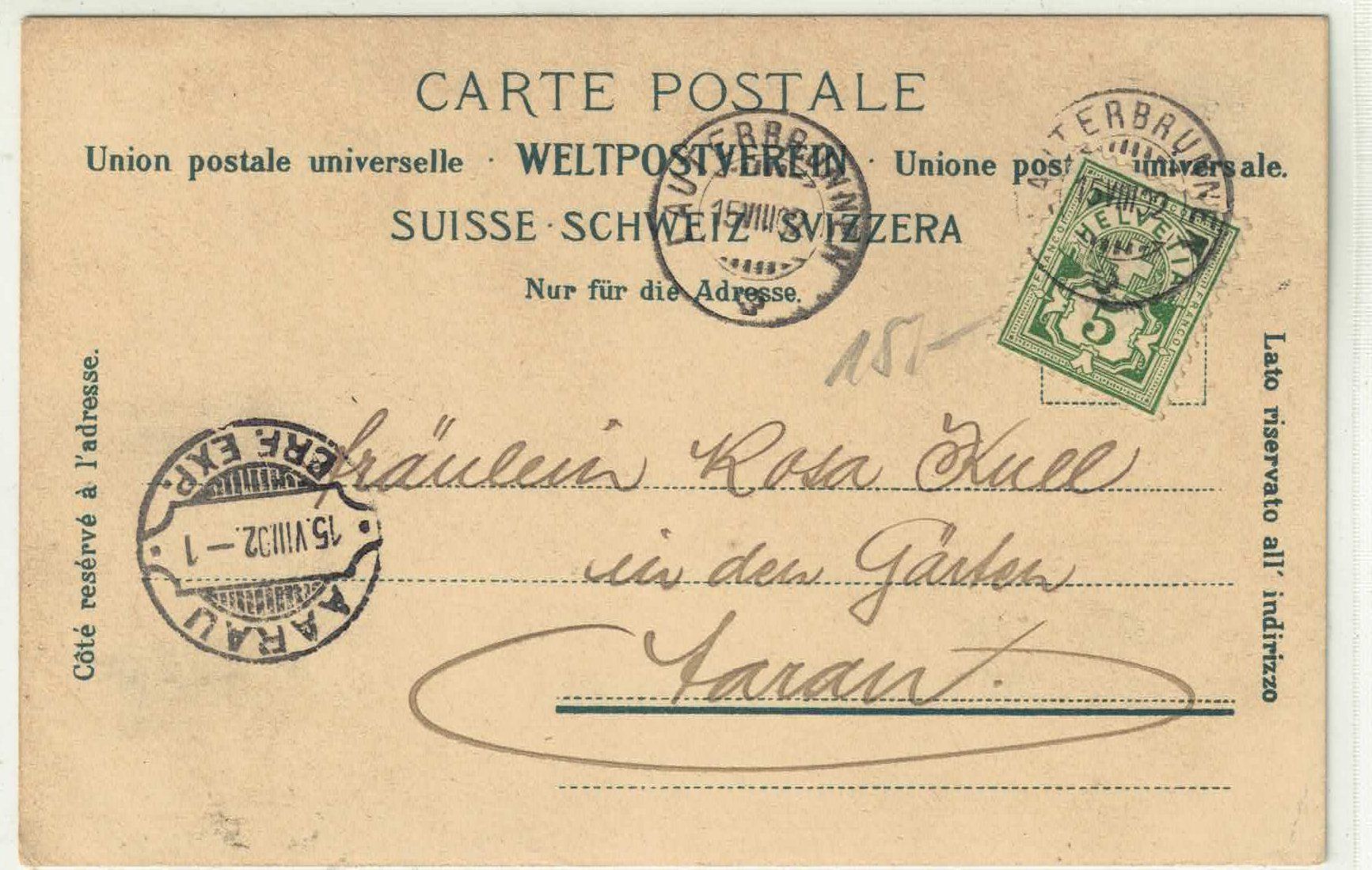 Cartoline postali: Strasse in Lauterbrunnen – Usato da Ettingen venduto da Kartenplanet 1
