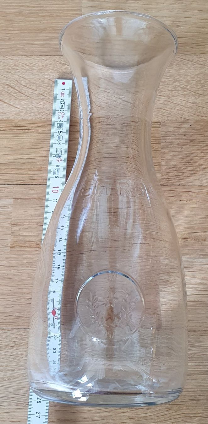 Caraffe: Carafe en verre - 1 Litre – Usato da Court venduto da Jovi2 6