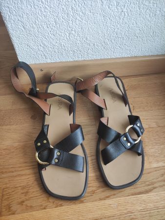Sandale schwarz Gr.39 von ASRA