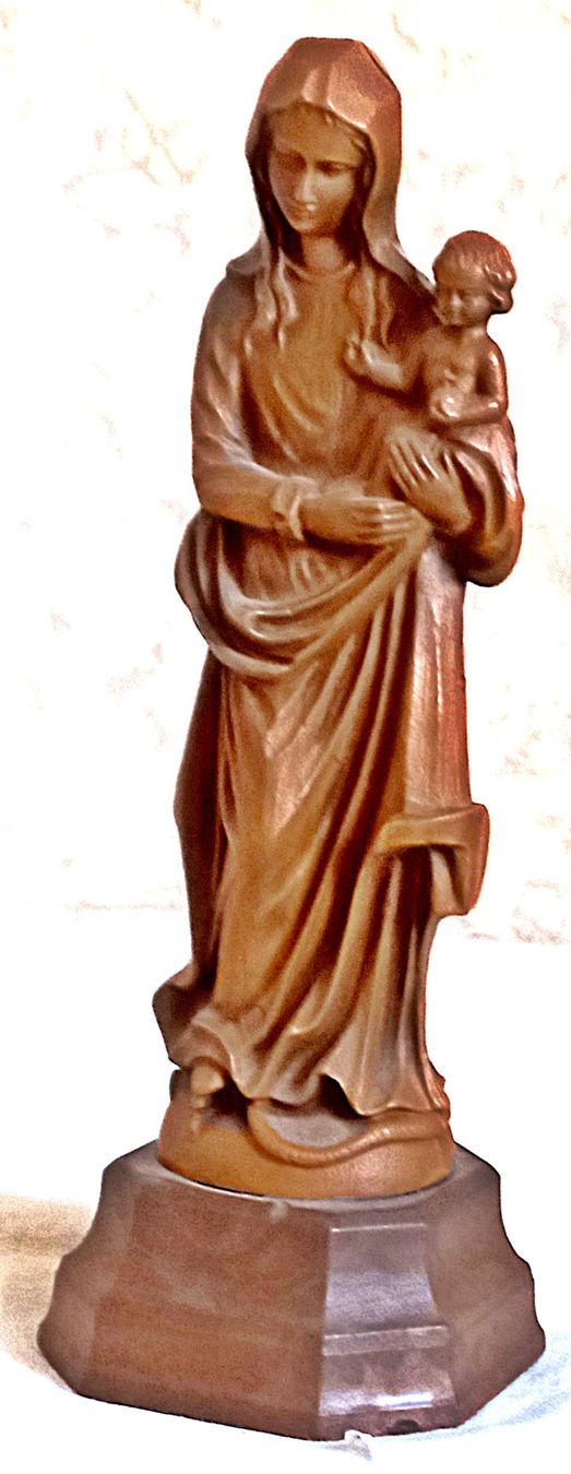 Figuren: Madonna mit Jesuskind ca. 1970 – Gebraucht aus Baar von 2cvbaar