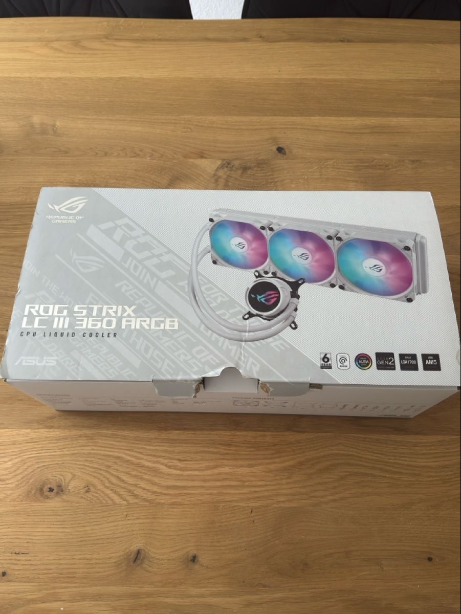 Asus PC: ASUS ROG Strix LC III 360 ARGB CPU Liquid Cooler Weiss – Usato da Ermensee venduto da Joao_ 4