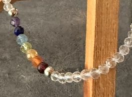 Edelstein-Armband - Bergkristall mit 7 weiteren Steinen