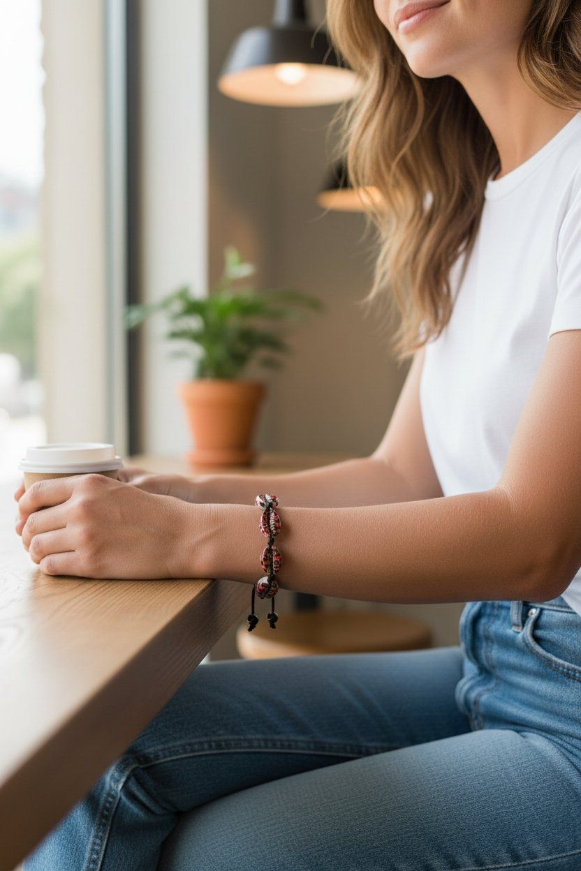 Bracciali & Braccialetti: Handgefertigte Muschelarmbänder – Nuovo e nell'imballaggio originale da Biel/Bienne venduto da Ressourceraum 8