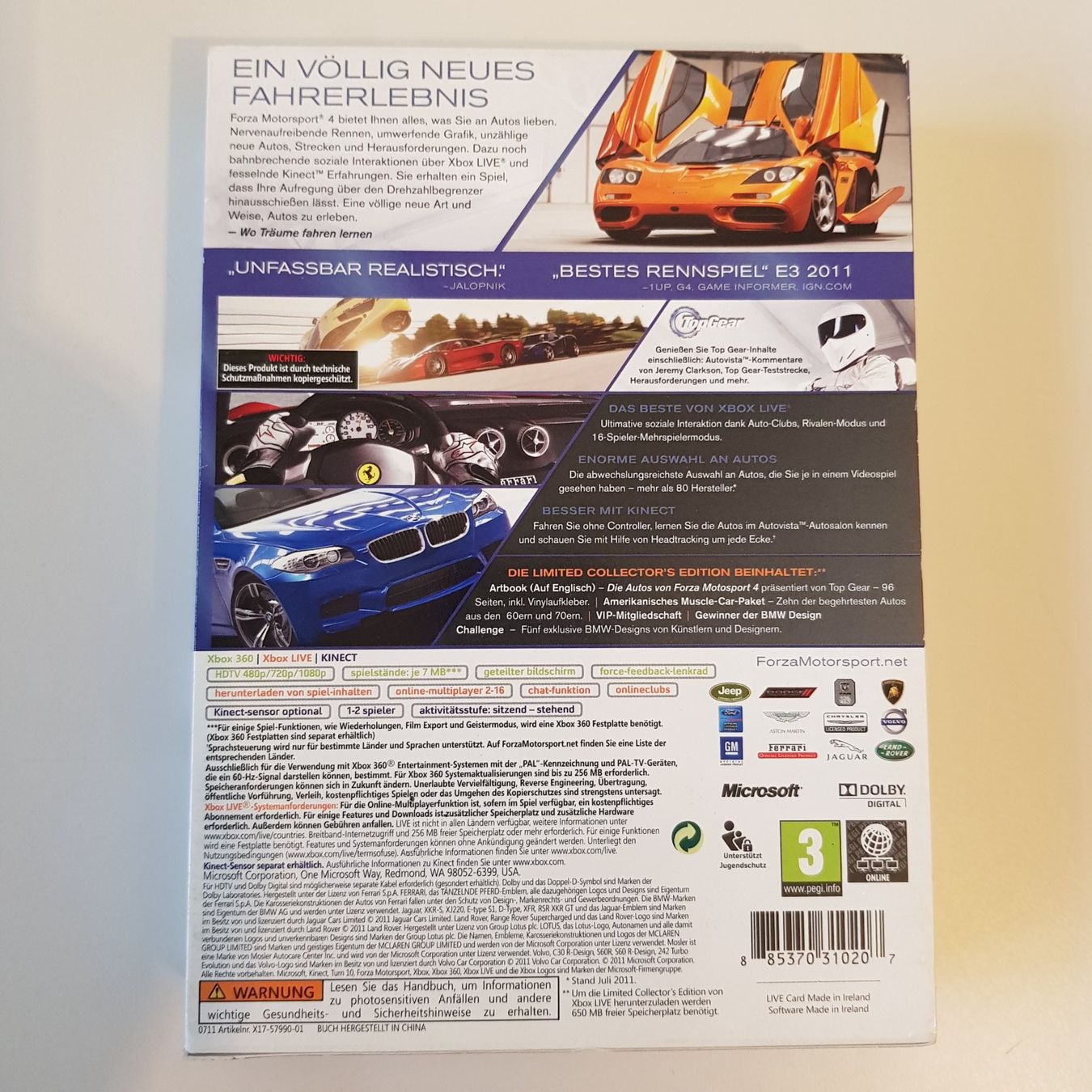 Microsoft Giochi: Forza Motorsport 4 /Xbox 360 – Usato da Münchenstein venduto da 2DGames 2