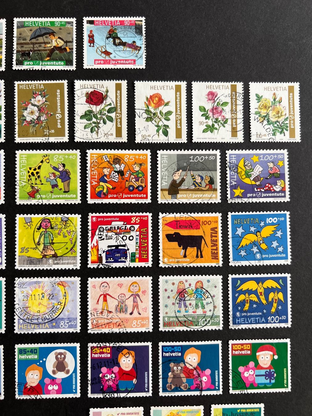 Alle Briefmarken: PJ Sätze von 2000-2022 gestempelt – Gebraucht aus Braunau von Desil2511 2