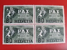 PAX - POSTFRISCHER 4er BLOCK Nr. 269 - Jahr 1945