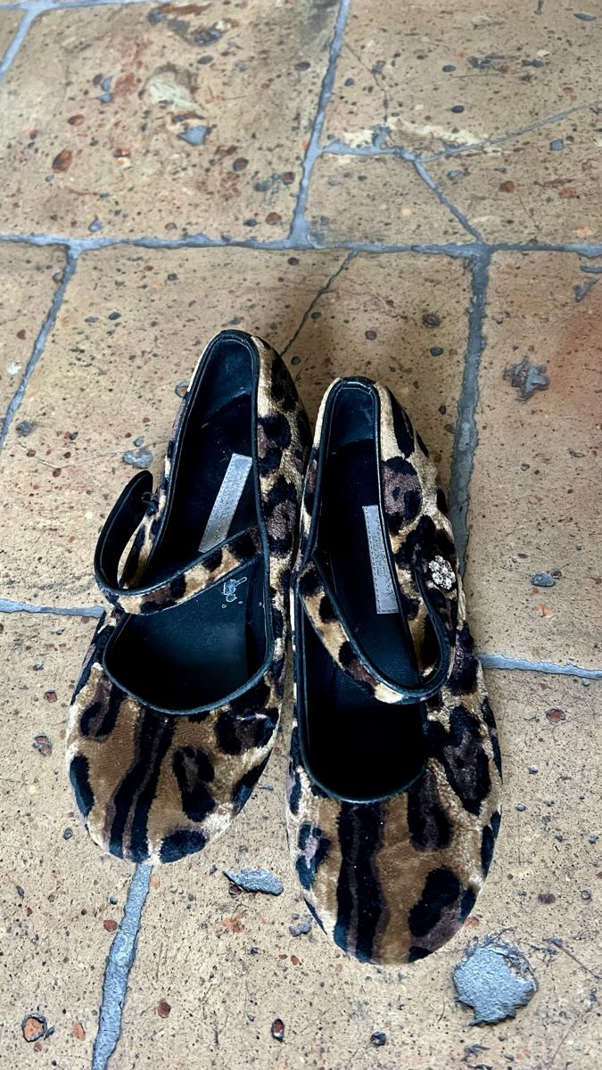Dolce & Gabbana Scarpe per ragazze: D&G Ballerinas Leopard Gr. 29 Samt Schuhe Mädchen – Usato da Zürich venduto da sil_wx77 1