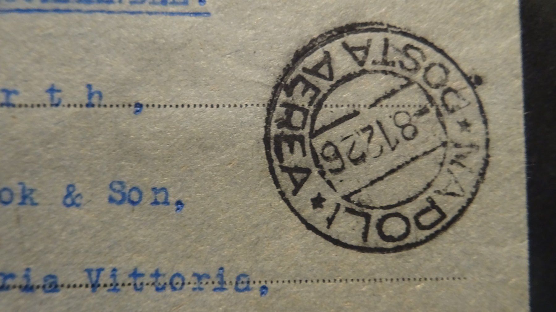 Tutti i francobolli: 1926, SCHWEIZER AFRIKAFLUG 28. NOVEMBER – Usato da Eschenbach SG venduto da eDaisy 5