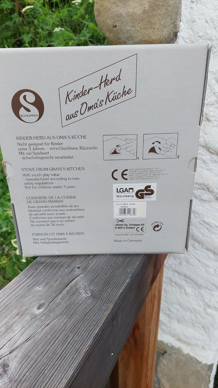 Spielzeuge: Petite cuisinière de dînette, rétro – Neu und originalverpackt aus Marsens von fakia 5