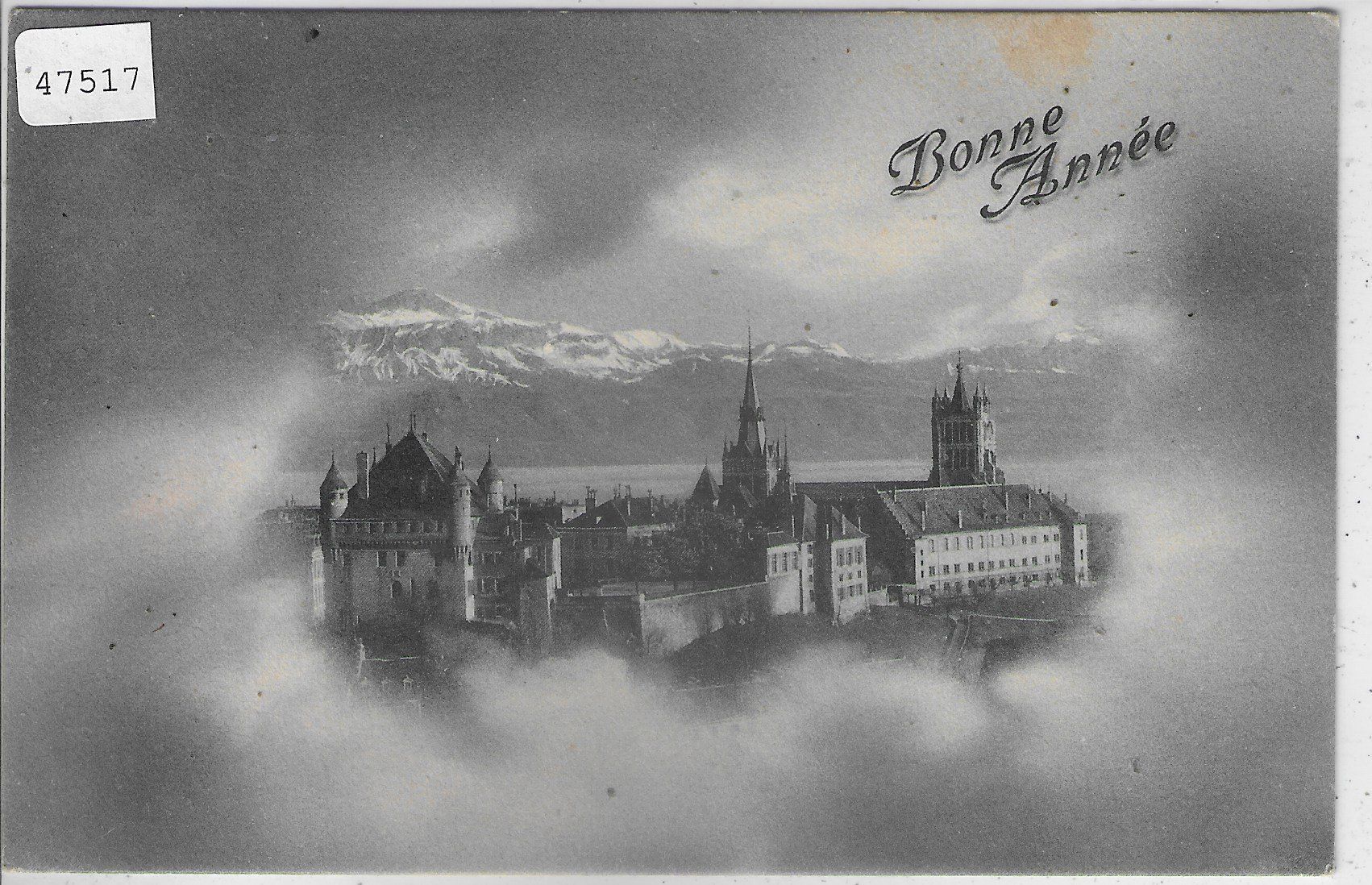 Cartoline postali: Bonne Annee - Lausanne – Usato da Ettingen venduto da Kartenplanet