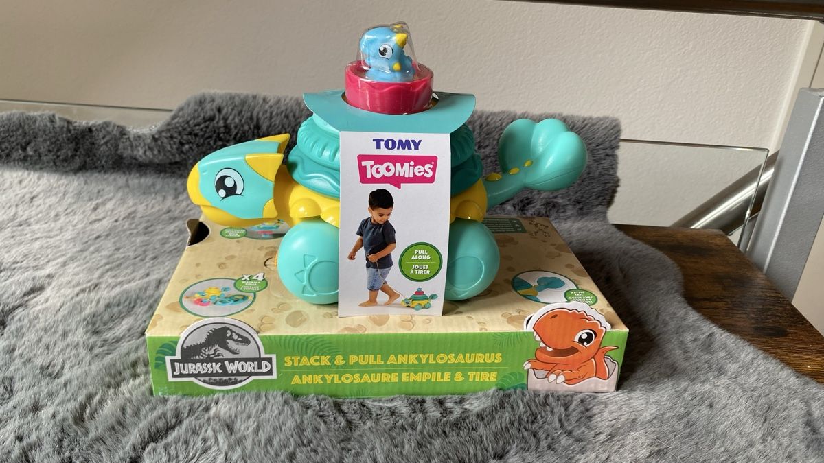Tomy Giocattoli: Tomy Toomies Stack & Pull Ankylosaurus Jurassic World Spiel – Nuovo e nell'imballaggio originale da Hochwald venduto da _biene_ 5