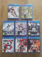 TOP Sammlung Spiele - NBA, Madden, W2K, NHL, FIFA PS4 / PS5