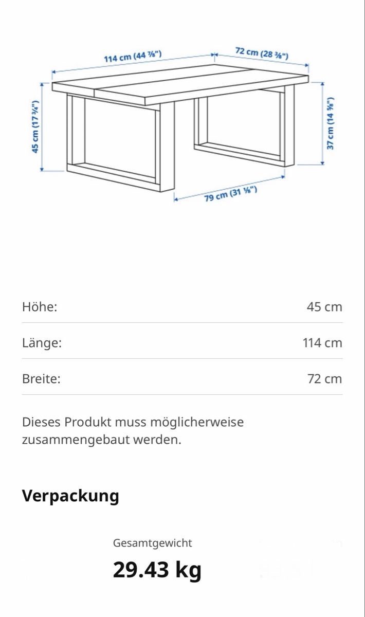 Ikea Tavoli: IKEA Kallbäcken Couch-Tisch – Usato da Wallisellen venduto da Ada92 6