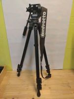 Trépied Manfrotto modèle 055 avec tête 128RC made in Italy