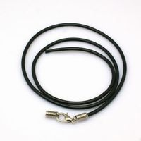 Kette Kautschuk 2mm, offen, 48cm lang