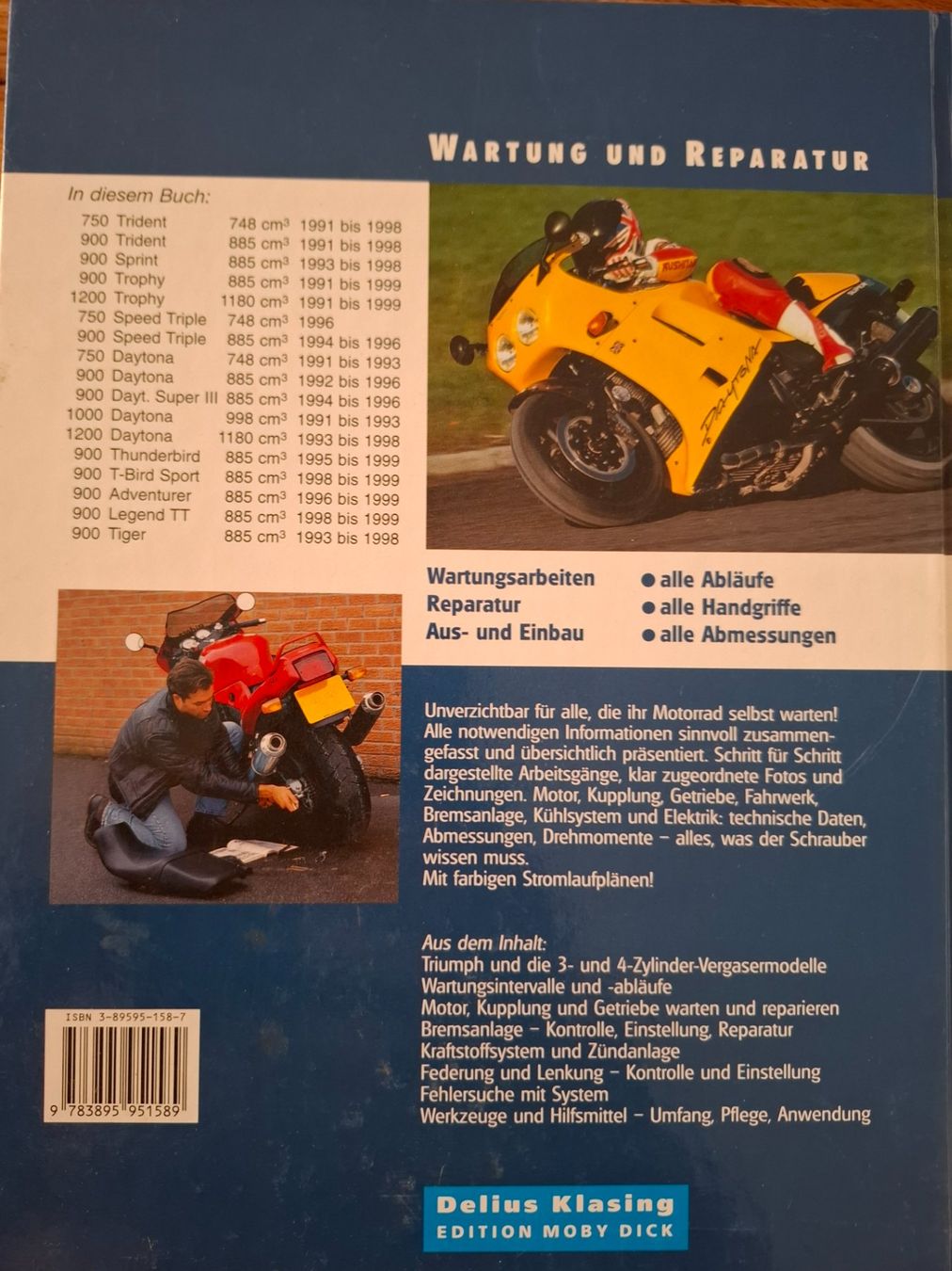 Libri: Triumph Wartung und Reparatur – Usato da Pfäffikon ZH venduto da k.lung 1
