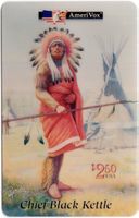 Chief Black Kettle - ungebrauchte AmeriVox Telefonkarte