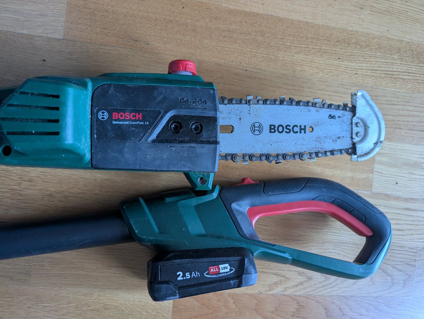Bosch Seghe: Bosch UniversalChainPole 18 Akku Astschneider – Usato da Münchenstein venduto da sve_87sg 2