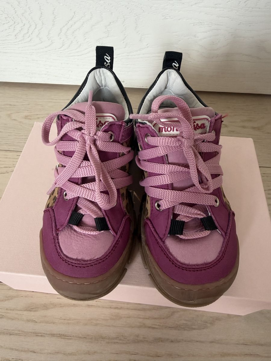 Monnalisa Scarpe da donna: Monnalisa Leopard Print Sneakers, Size 27 – Usato da Dully venduto da rev_l7jp 2