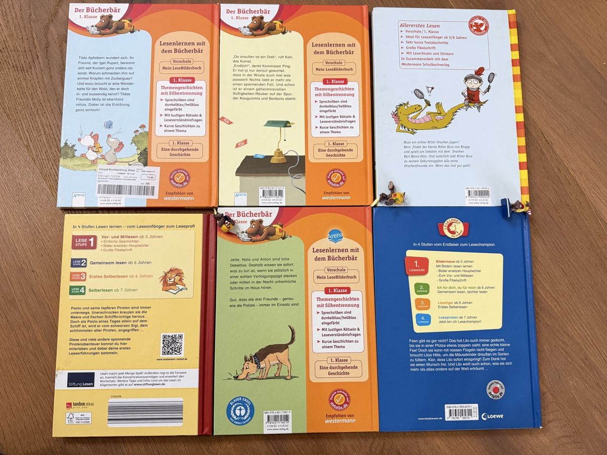 Libri: 6x Erstlesebücher – Usato da Windlach venduto da Binchen0 1