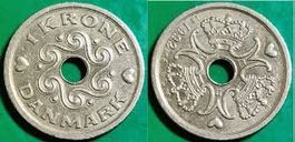 1 Krone Dänemark 1992