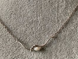 Silberkette feine Perle (40cm) super Geschenk