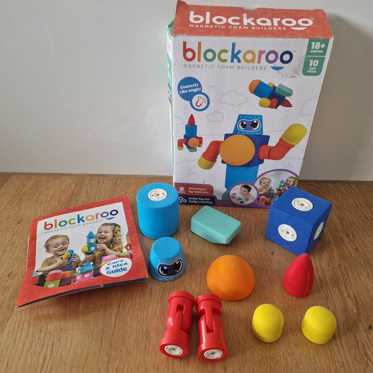 Blockaroo Magnetisches Bauspielzeug, ab 18 Mt. Komplett (Gebraucht) in ...