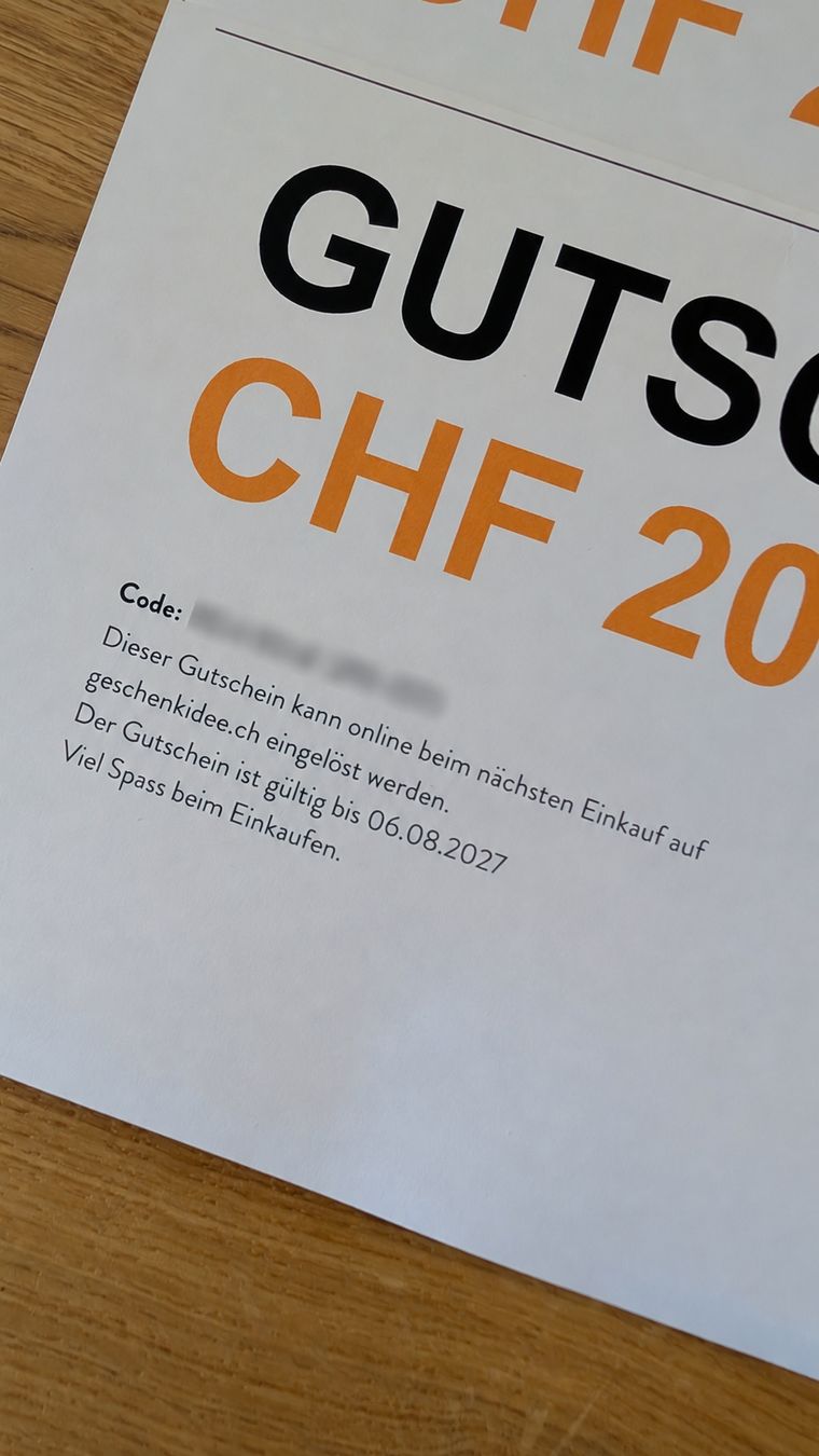 Bons: 5x CHF200.- Geschenkidee.ch – Neuf avec emballage d'origine à Felben-Wellhausen par michael_jackson01 1