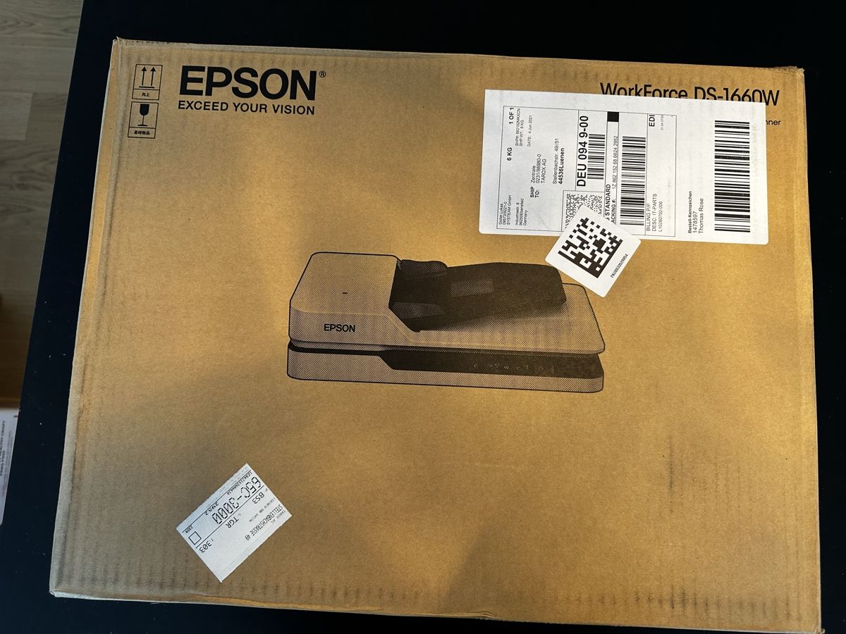 Epson Scanner: Epson WorkForce DS-1660W Dokumentenscanner gebraucht – Usato da Suhr venduto da eeela01 3