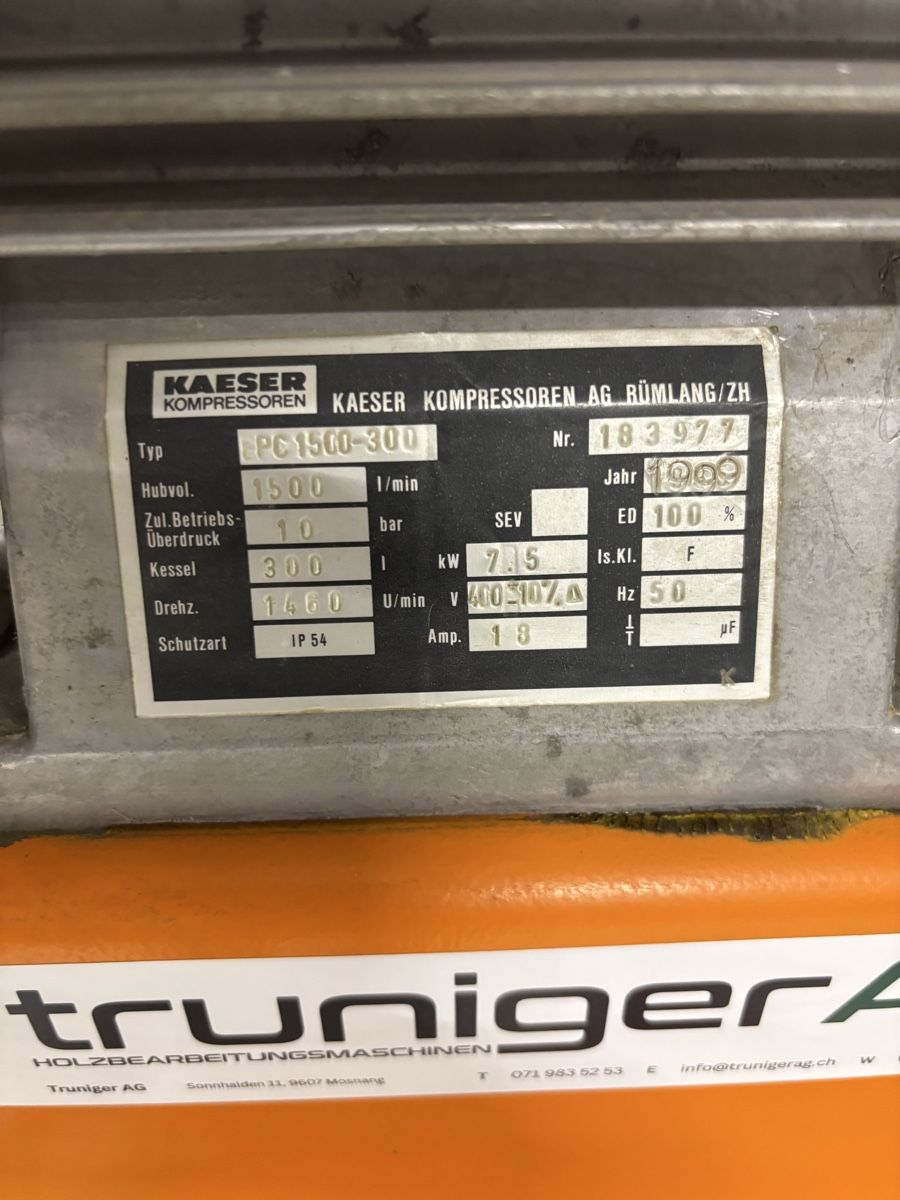 Kaeser Compressori: KAESER Kolbenkompressor ab Service – Usato da Mosnang venduto da TrunigerAG 2