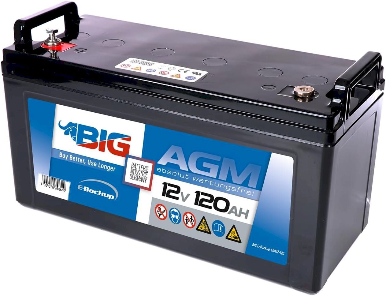 Batterien: BIG E-Backup AGM 12V 120Ah – Neu und originalverpackt aus Bottighofen von zaap 2