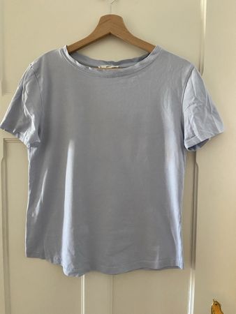 Damen T-Shirt hellblau Rundhals von Mango
