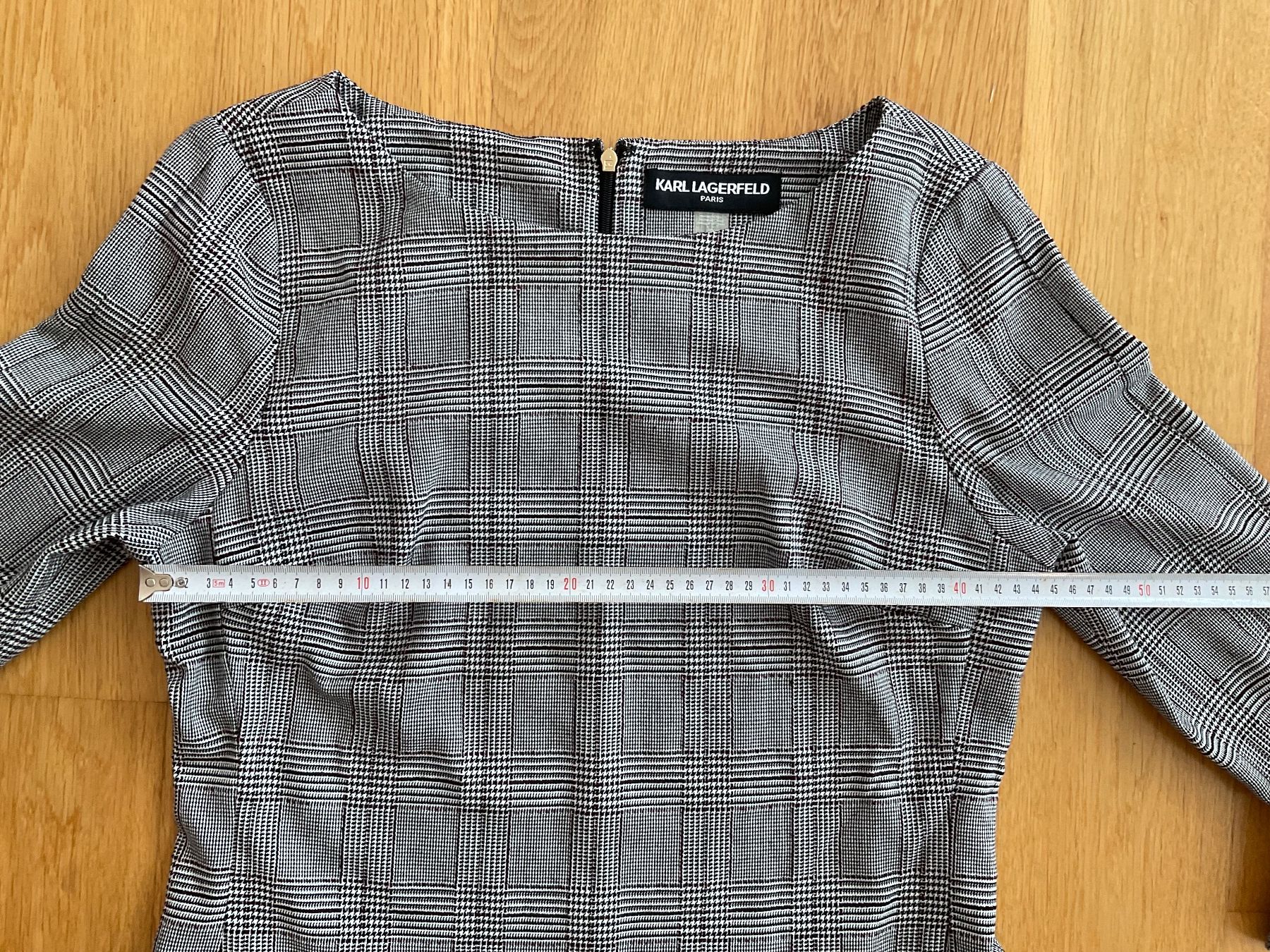 Karl Lagerfeld Vestiti: Karl Lagerfeld Kleid, Karomuster, Gr. 38/40 – Usato da Zufikon venduto da AGLAOPHOTIS 6