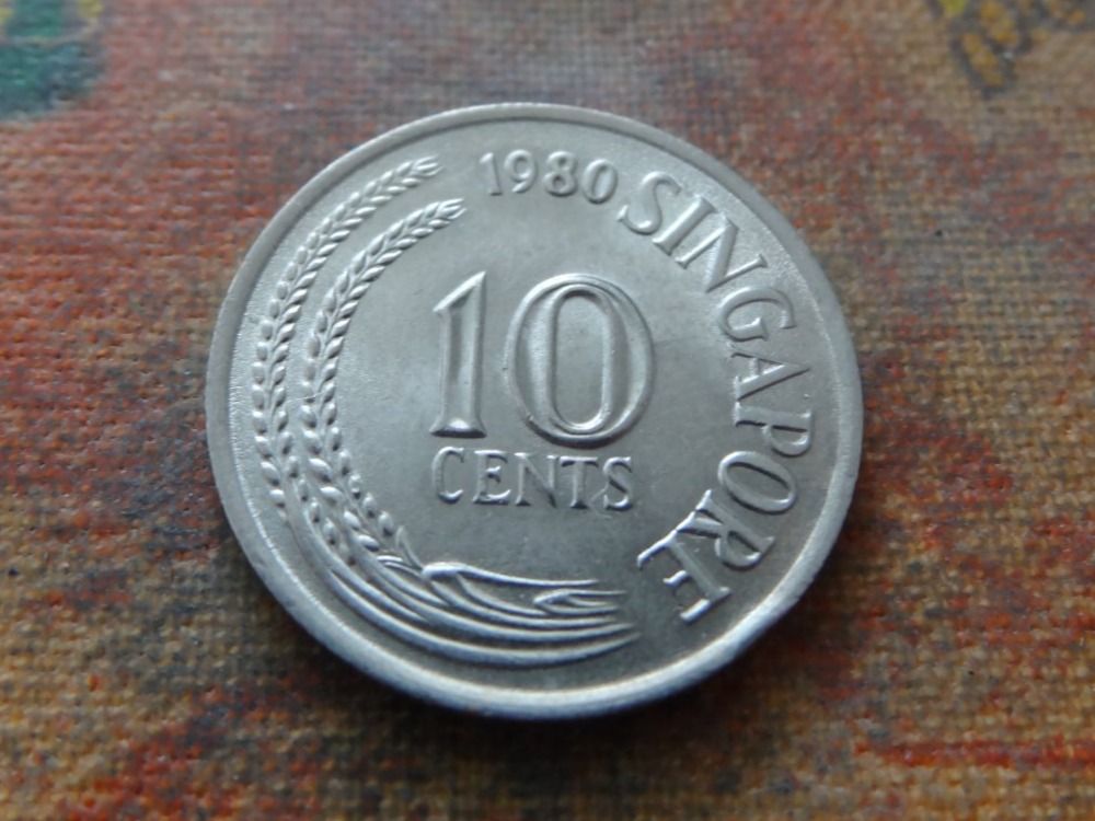 Tutti le monete: SINGAPOUR  10  Cents  1980 – Usato da Romanel-sur-Lausanne venduto da Swift13 1
